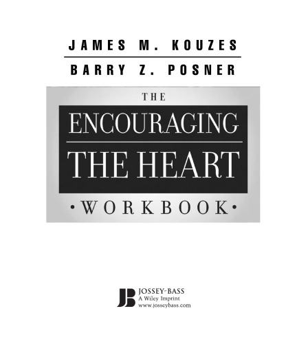 Encouraging The Heart Workbook