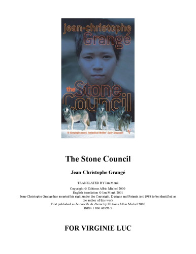 The Stone Council (Harvill Crime in Vintage)