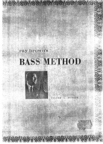 Ray Brown's Bass Method