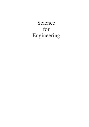 Science for Engineering, Third Edition