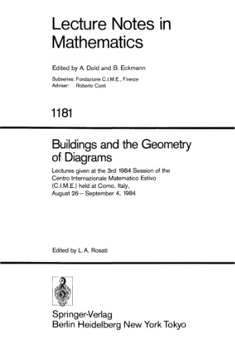 Buildings and the geometry of diagrams