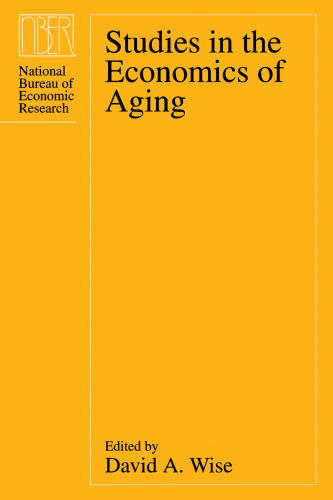 Studies in the Economics of Aging (National Bureau of Economic Research Project Report)