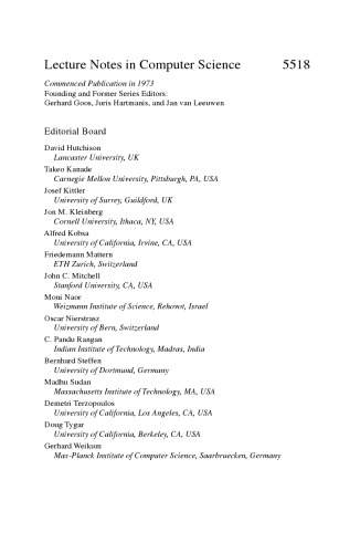 Distributed Computing, Artificial Intelligence, Bioinformatics, Soft Computing, and Ambient Assisted Living: 10th International Work-Conference on Artificial Neural Networks, IWANN 2009 Workshops, Salamanca, Spain, June 10-12, 2009. Proceedings, Part II