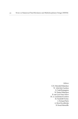 New Results in Numerical and Experimental Fluid Mechanics V: Contributions to the 14th STAB DGLR Symposium Bremen, Germany 2004 (Notes on Numerical Fluid Mechanics and Multidisciplinary Design) (v. 5)