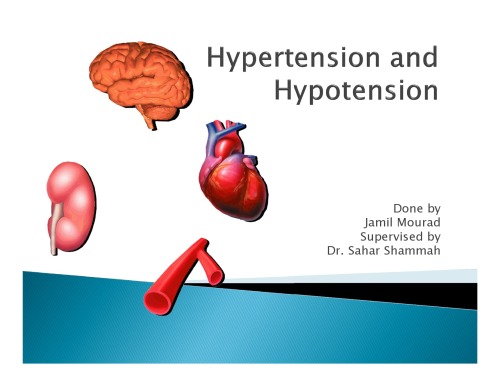 Hypertension and hypotension