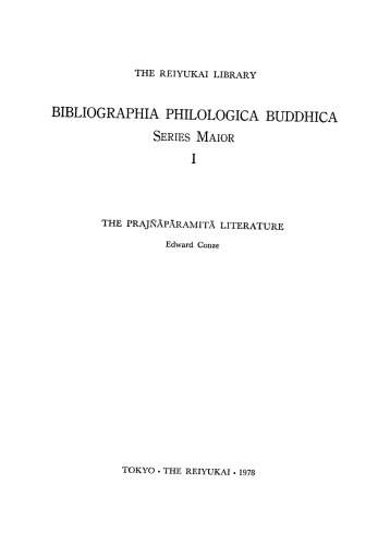 The Prajnaparamita literature