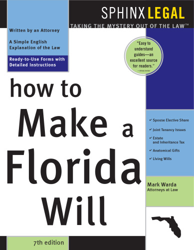 How to Make a Florida Will, Seventh Edition