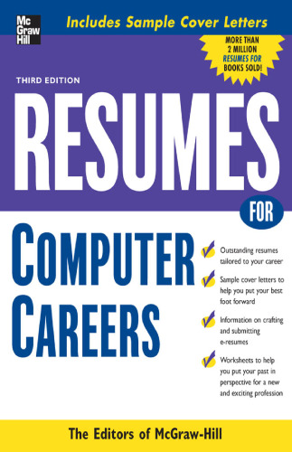 Resumes for Computer Careers (Professional Resumes Series)