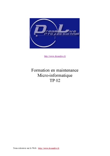 Formation en maintenance informatique TP2