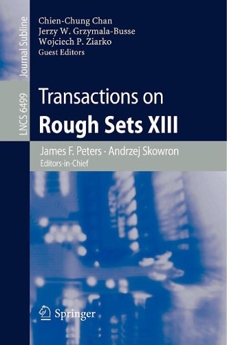 Transactions on Rough Sets XIII