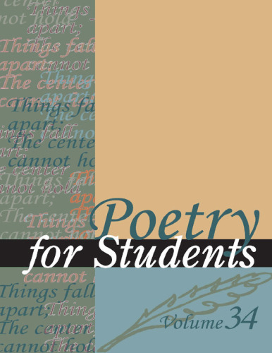 Poetry for Students, Vol. 34