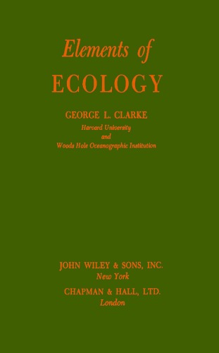 Elements of Ecology