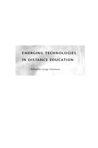 Emerging Technologies in Distance Education (Issues in Distance Education)