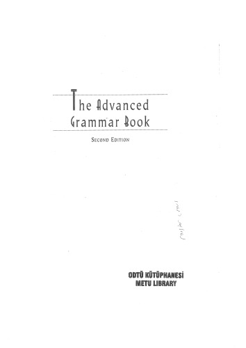 The Advanced Grammar Book, Second Edition