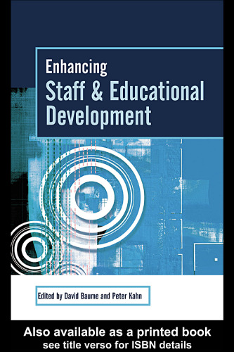 Enhancing Staff and Educational Development (Seda Series)