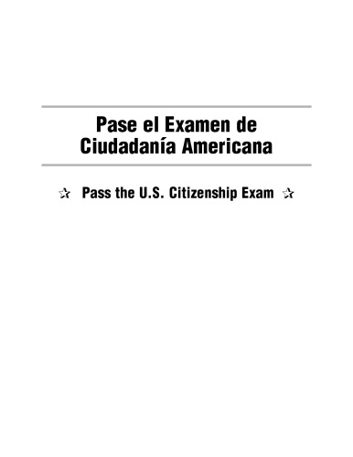 Pase El Examen de Ciudadania Americana   Spanish