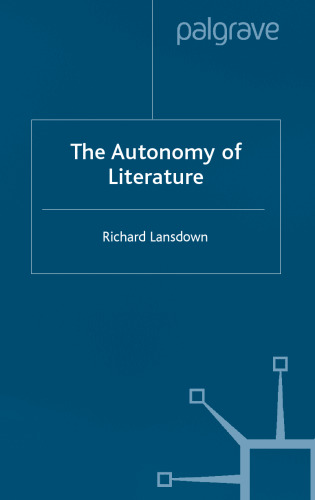 The Autonomy of Literature