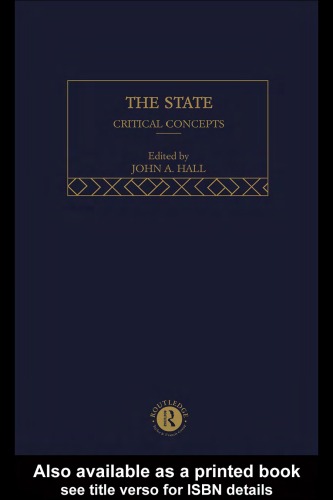 The State, Volume 3 (Critical Concepts)