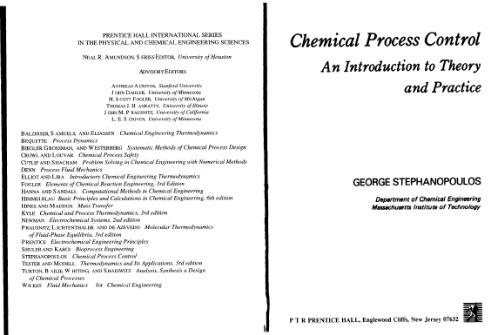 Chemical Process Control: An Introduction to Theory and Practice