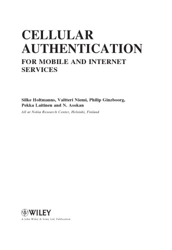 Cellular Authentication for Mobile and Internet  Services