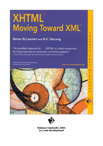 XHTML: Moving Toward XML