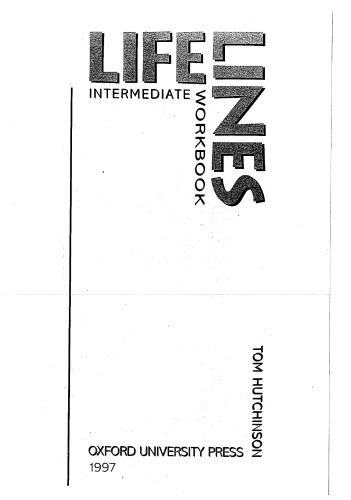 Lifelines - Intermediate workbook