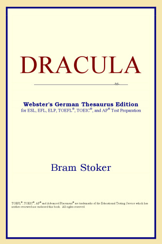 DRACULA (Webster's German Thesaurus Edition)