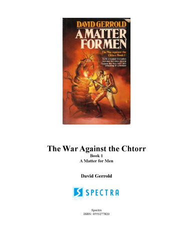 A Matter For Men (The War Against the Chtorr, Book 1)