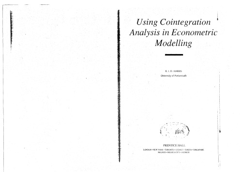 Using Cointegration Analysis in Econometric Modelling