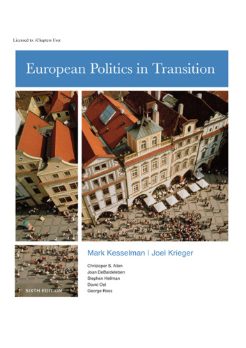 European Politics in Transition 6th Ed.