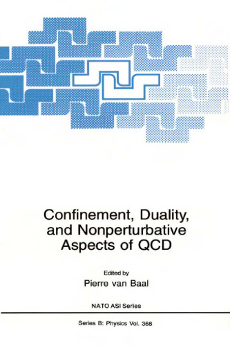 Confinement, Duality, and Non-Perturbative Aspects of QCD (NATO Science Series: B:)