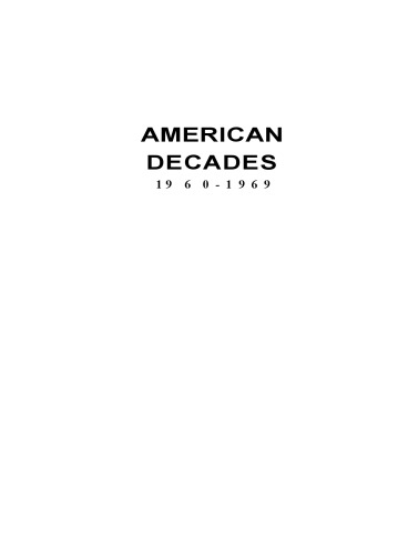 American Decades: 1960-1969 (American Decades)