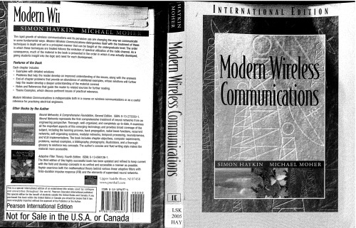 Modern Wireless communications