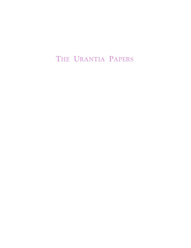 The Urantia Book