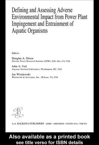 Defining and Assessing Adverse Environmental Impact from Power Plant Impingement and Entrainment of Aquatic Organisms