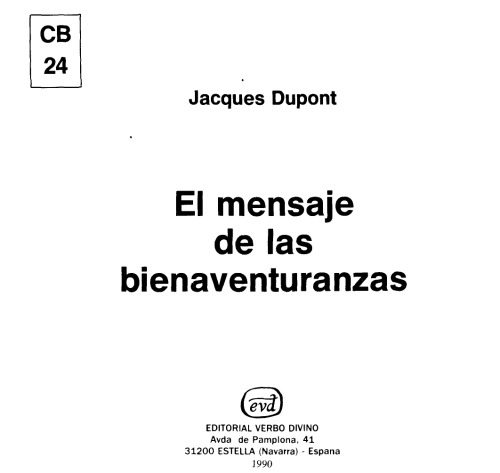 El Mensaje de las Bienaventuranzas