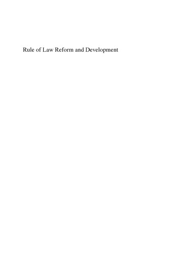 Rule Of Law Reform And Development: Charting the Fragile Path of Progress