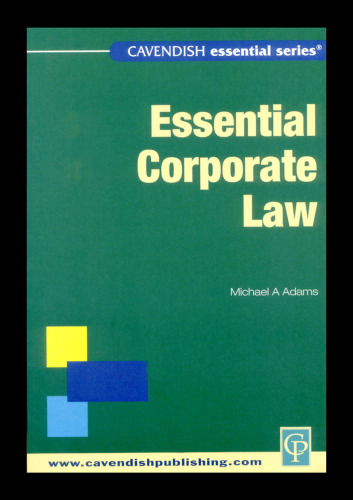 Essential Australian Company Law