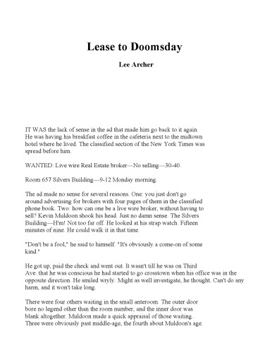 Lease to Doomsday