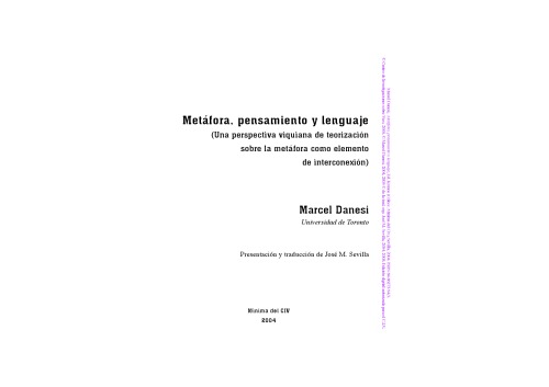 Metáfora, pensamiento y lenguaje. Una perspectiva viquiana de teorización sobre la metáfora como elemento de interconexión