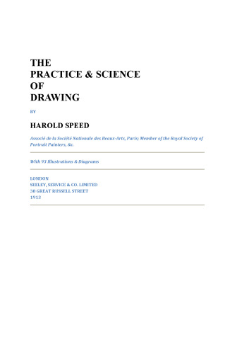 The Practice and Science of Drawing