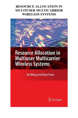 Resource Allocation in Multiuser Multicarrier Wireless Systems