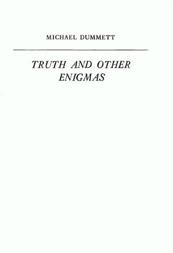 Truth and Other Enigmas