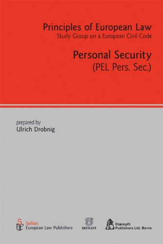 Personal Security (Principles of European Law)