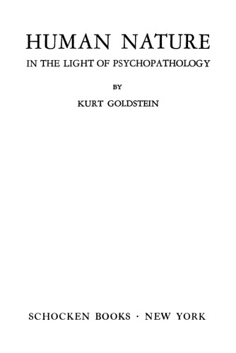 Human Nature in Light of Psychopathology