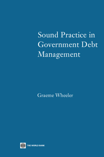 Sound Practice in Government Debt Management