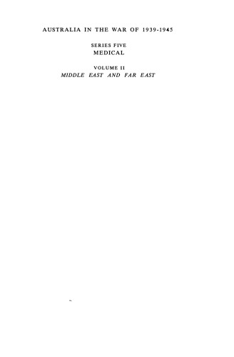 Middle East and Far East (Australia in the war of 1939-1945, series 5)