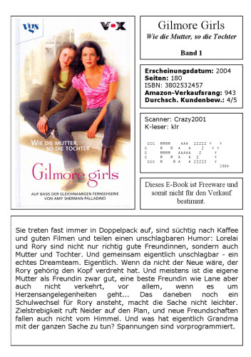 Gilmore Girls 1. Wie die Mutter, so die Tochter.