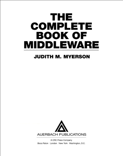 The Complete Book of Middleware