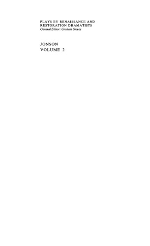 The Selected Plays of Ben Jonson: Volume 2: The Alchemist, Bartholomew Fair, The New Inn, A Tale of a Tub (Plays by Renaissance and Restoration Dramatists)